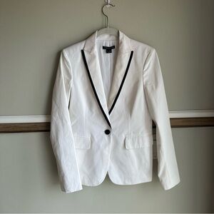 Theory Structured White Blazer Italia T Cambria F014109R​​​​​